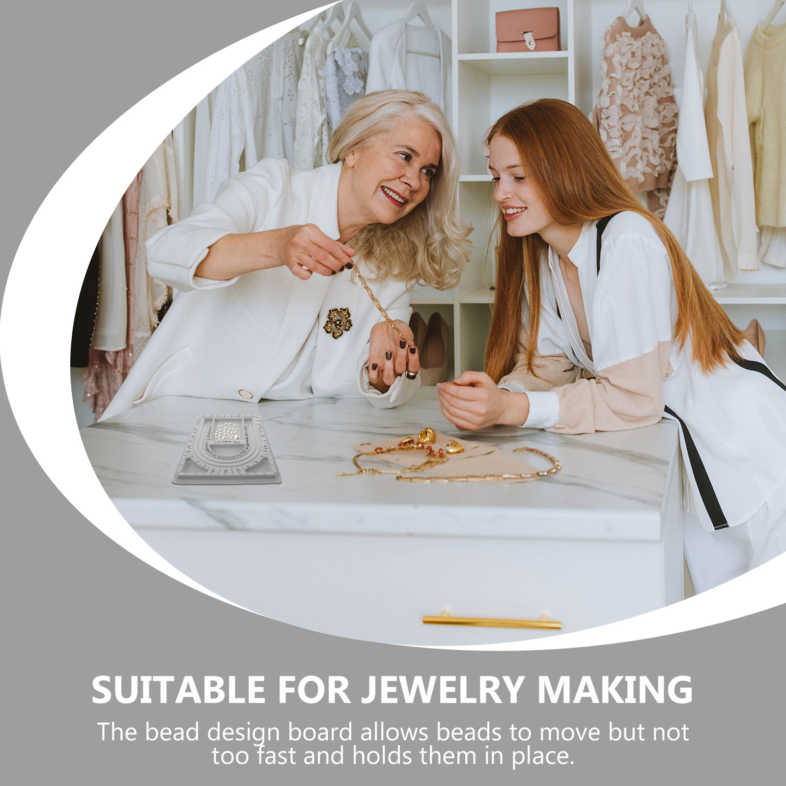 Jewelry Making Tools - 2Pcs Bead Design Boards Necklace Design