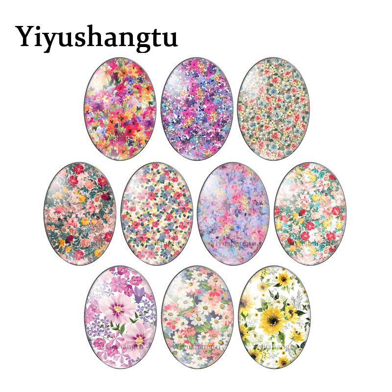 Jewelry Making Drawing - New Colored drawing flowers group 10pcs