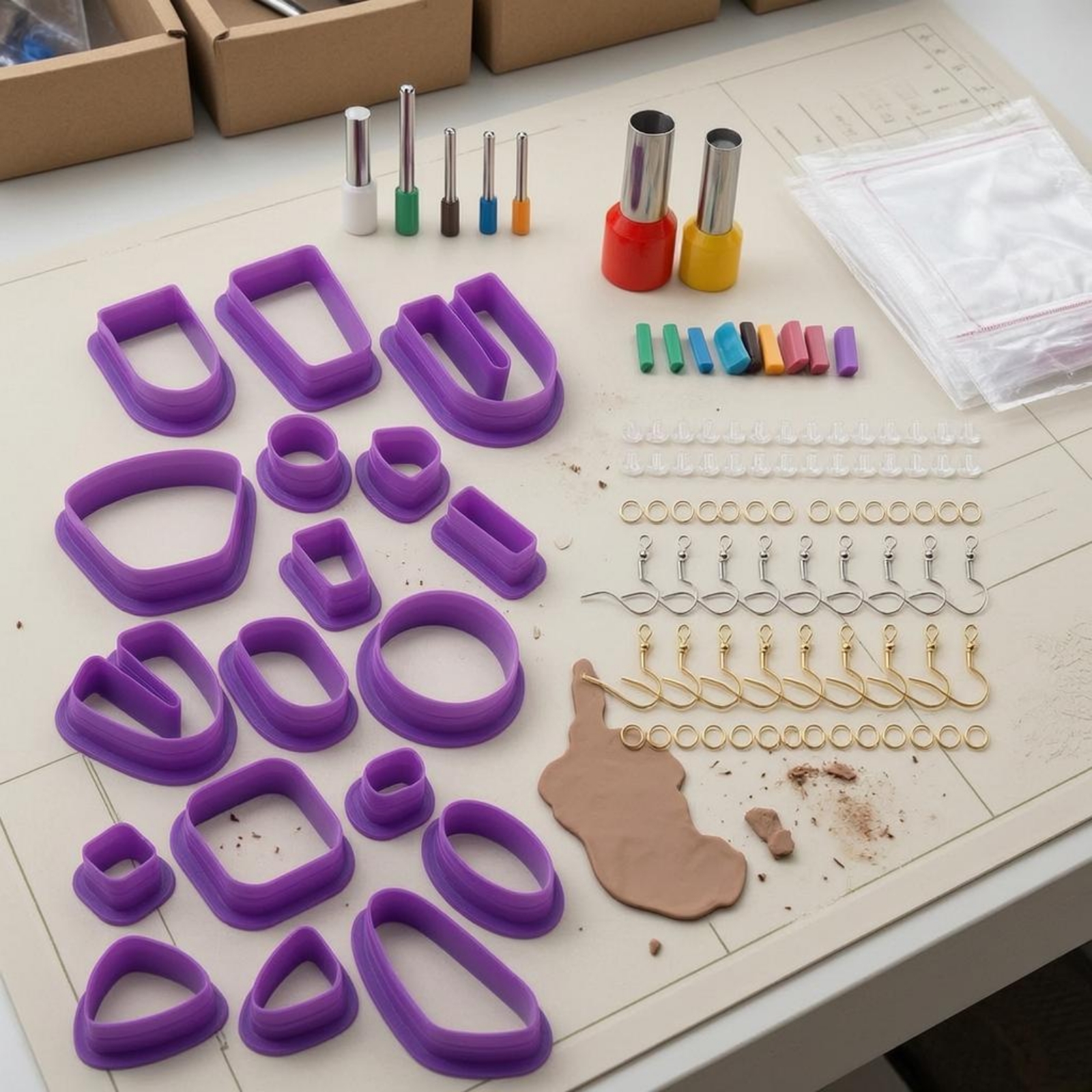 Jewelry Making Tools - 126 Pieces Clay Crafting Tool Set