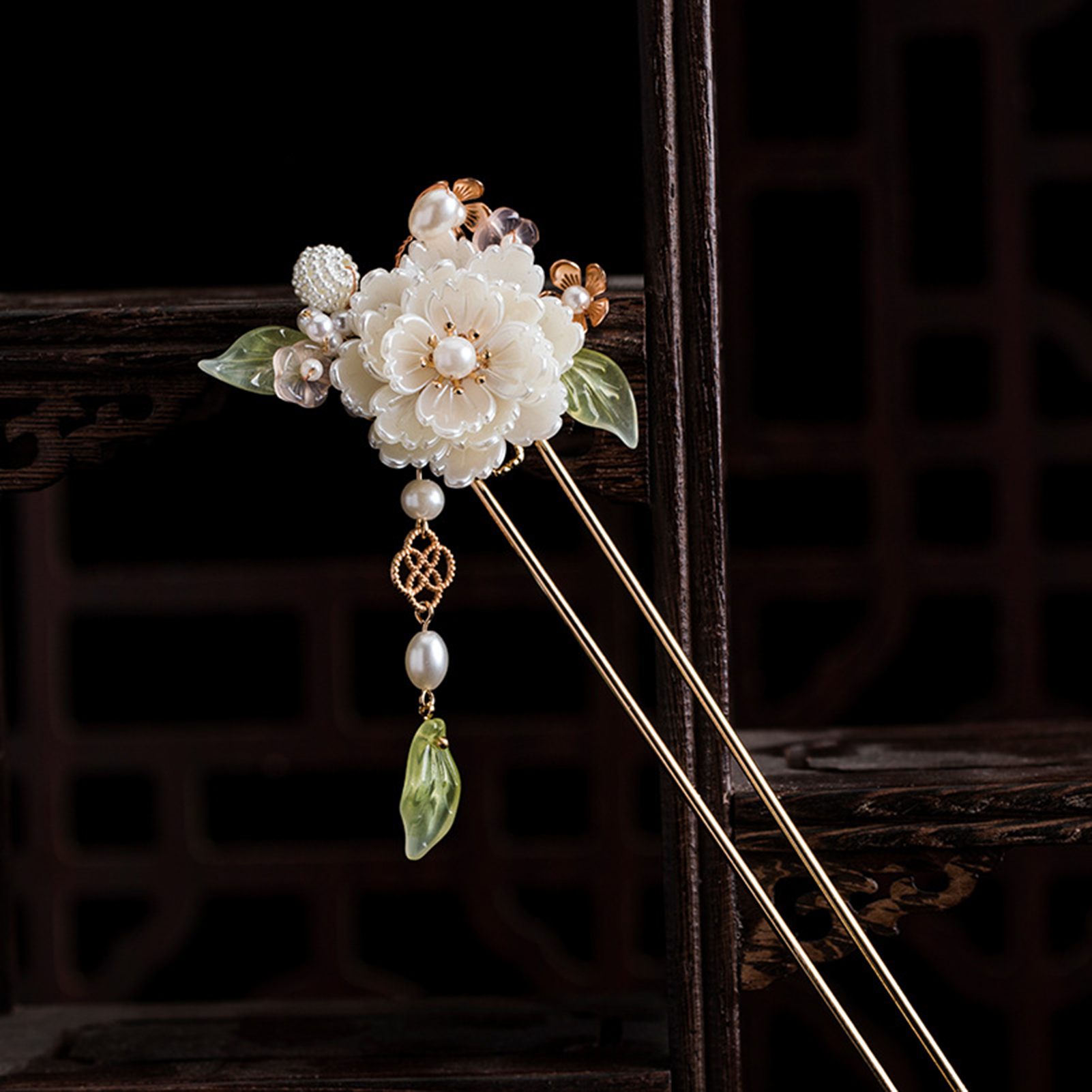 Elegant Pink Flower Hairpins R - Jewelry Making Adults recensione e prezzo