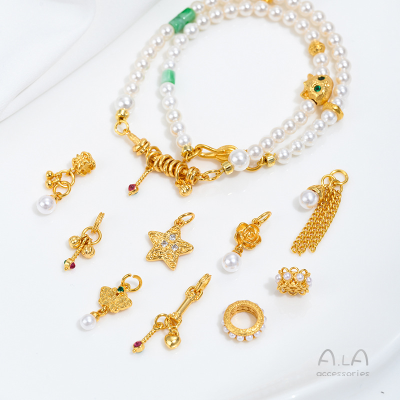 Vietnam Sand Gold Pearl Beads  - Jewelry Making Vietnam recensione e prezzo