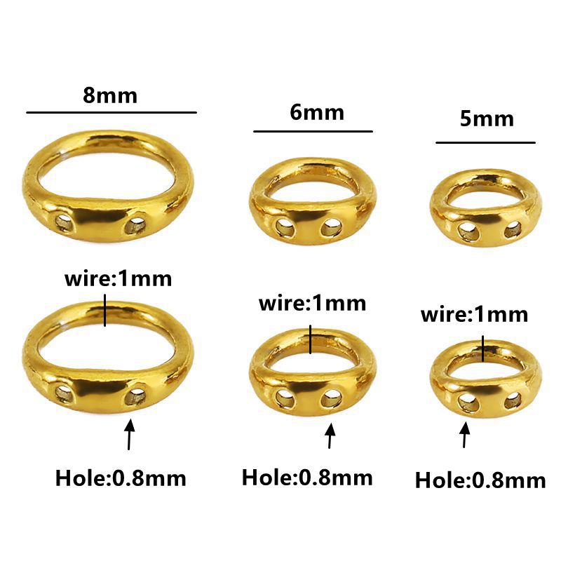 30pcs 5/6/8mm Stainless Steel  - Jewelry Making Supplies recensione e prezzo