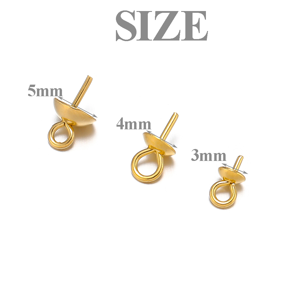 50-100pcs Gold Color Stainless - Jewelry Making Rivets recensione e prezzo