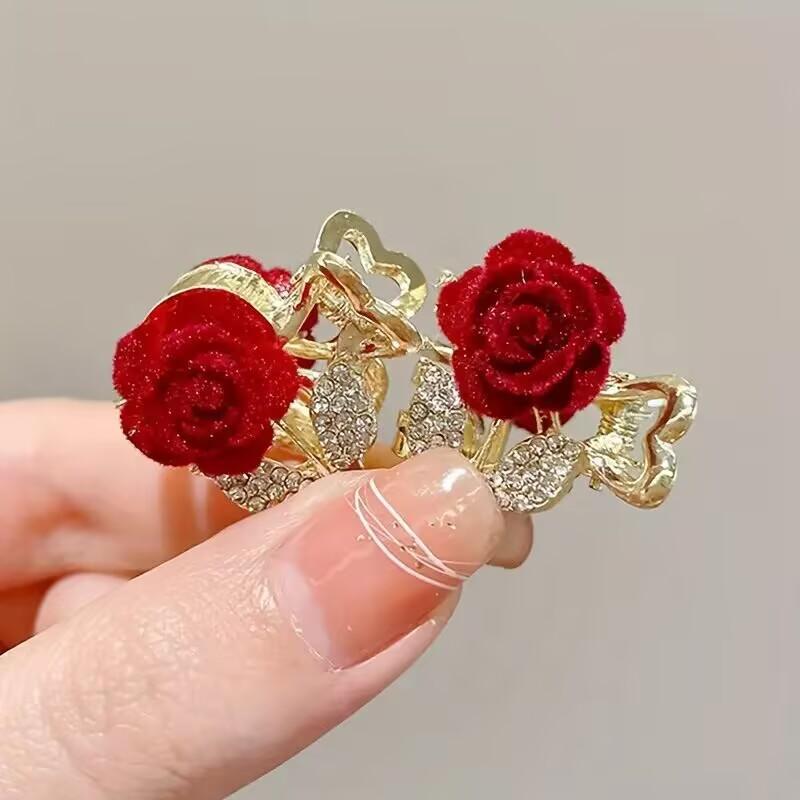 1Pc Luxury Rhinestone Rose Hai - Jewelry Making Adults recensione e prezzo