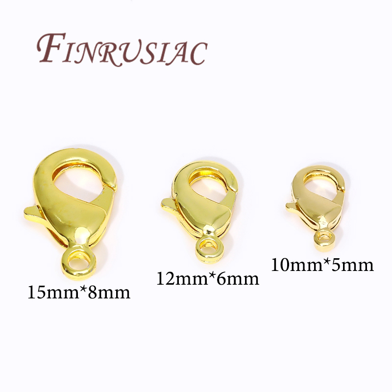 18K Gold Plated Lobster Clasps - Jewelry Making Supplies recensione e prezzo