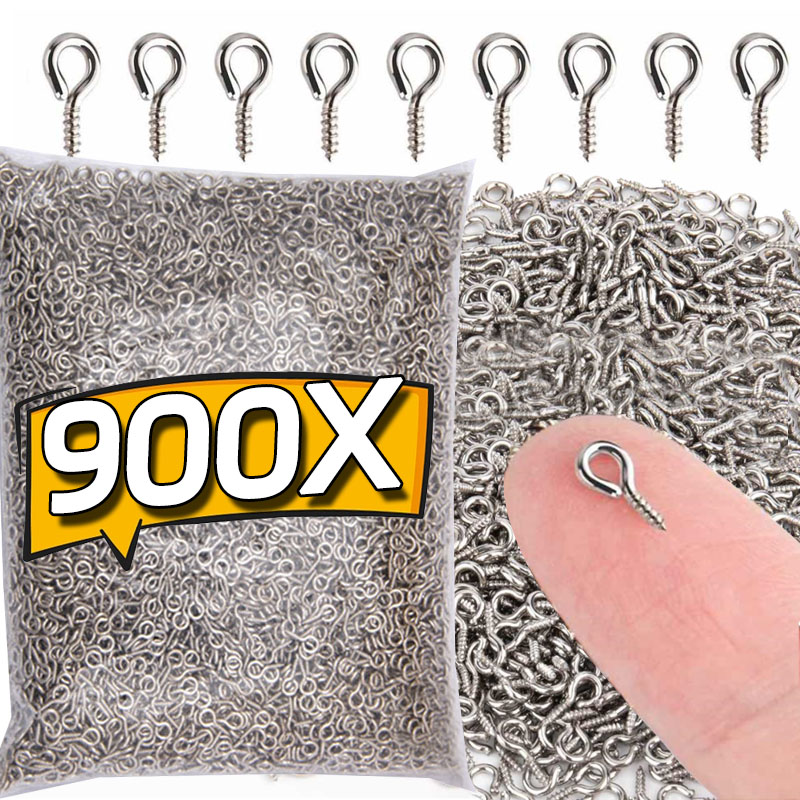 8/10mm Mini Screw Eye Pins Met - Jewelry Making Rivets recensione e prezzo