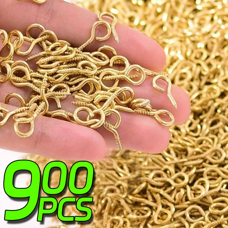 8/10mm Mini Screw Eye Pins Met - Jewelry Making Rivets recensione e prezzo