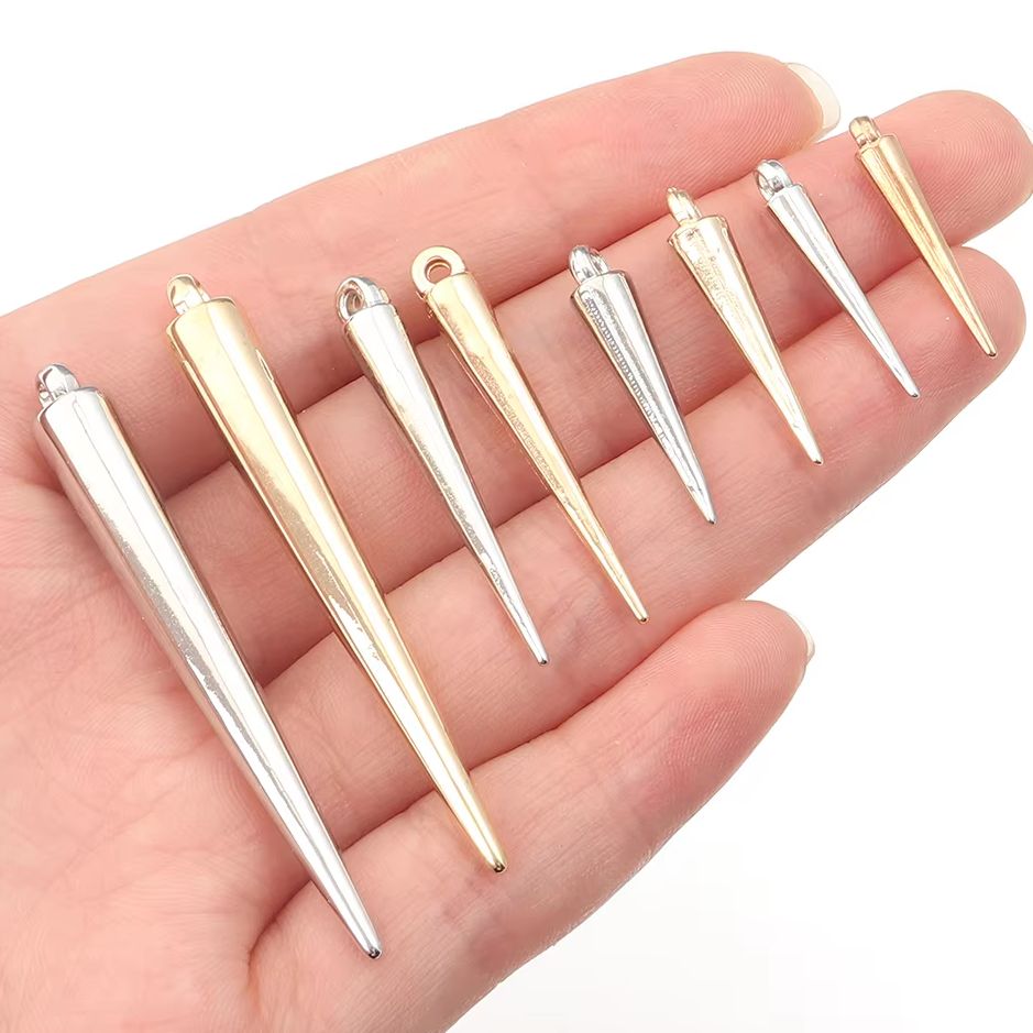 50-200pcs/lot Cone Charms Pend - Jewelry Making Rivets recensione e prezzo