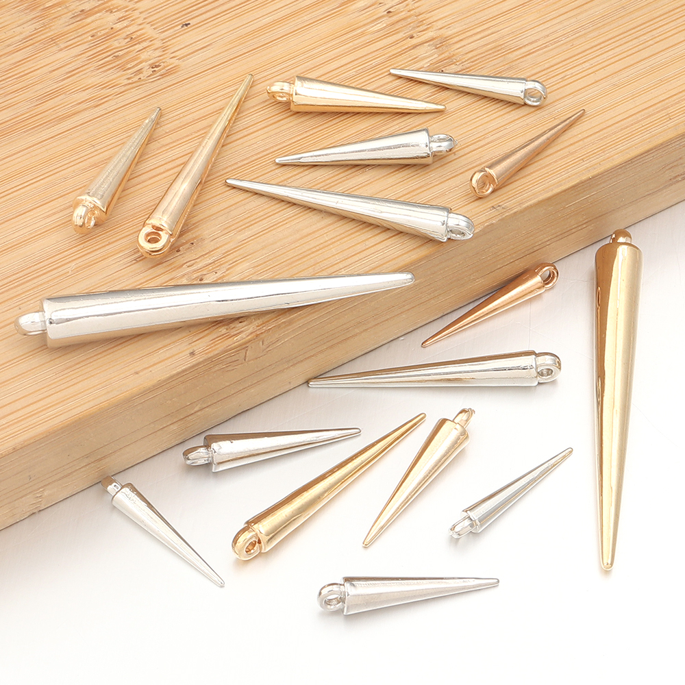 50-200pcs/lot Cone Charms Pend - Jewelry Making Rivets recensione e prezzo