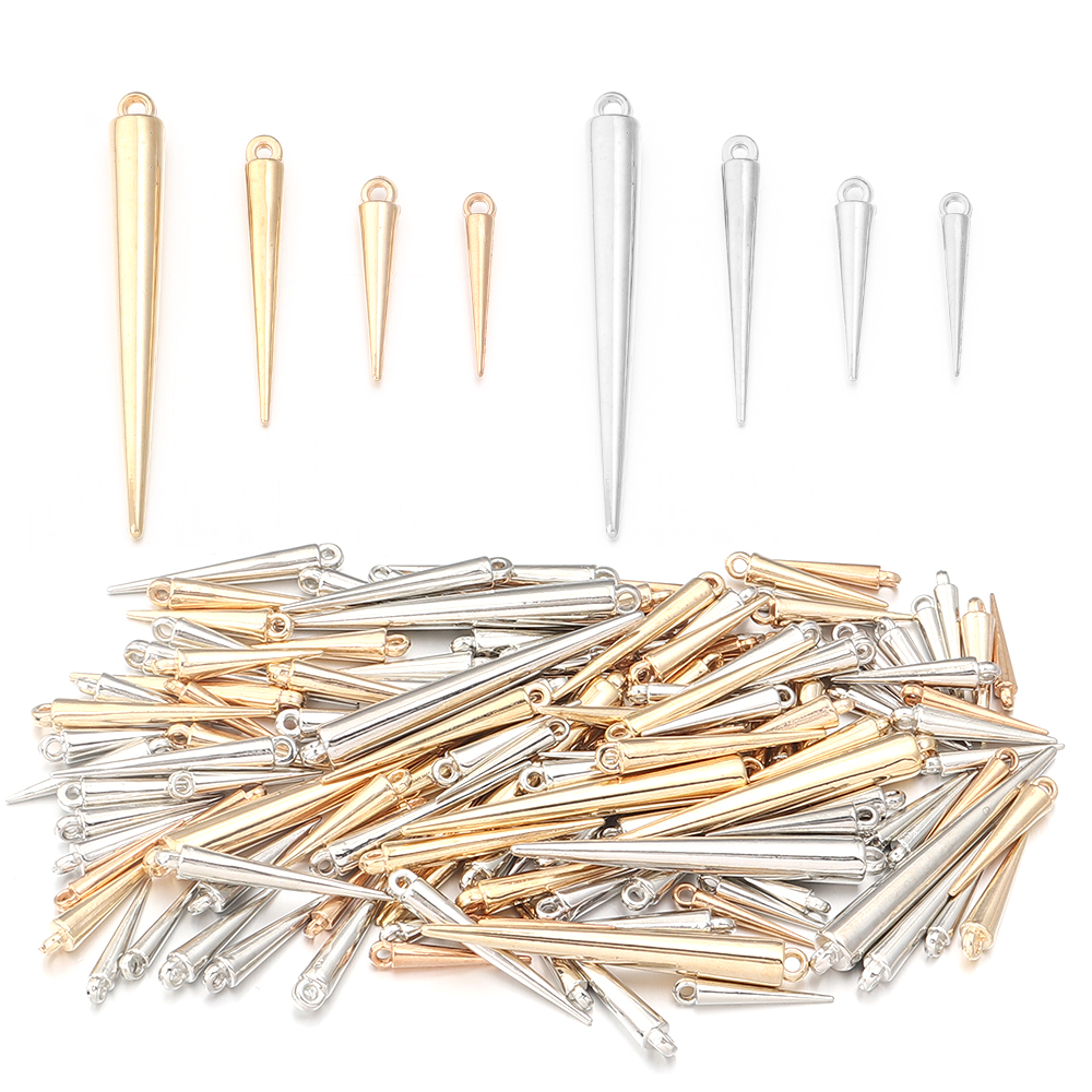 50-200pcs/lot Cone Charms Pend - Jewelry Making Rivets recensione e prezzo