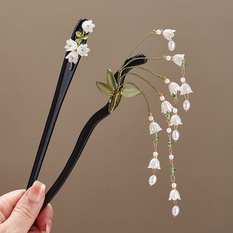 Wooden Flower Hairpin Vintage  - Jewelry Making Adults recensione e prezzo
