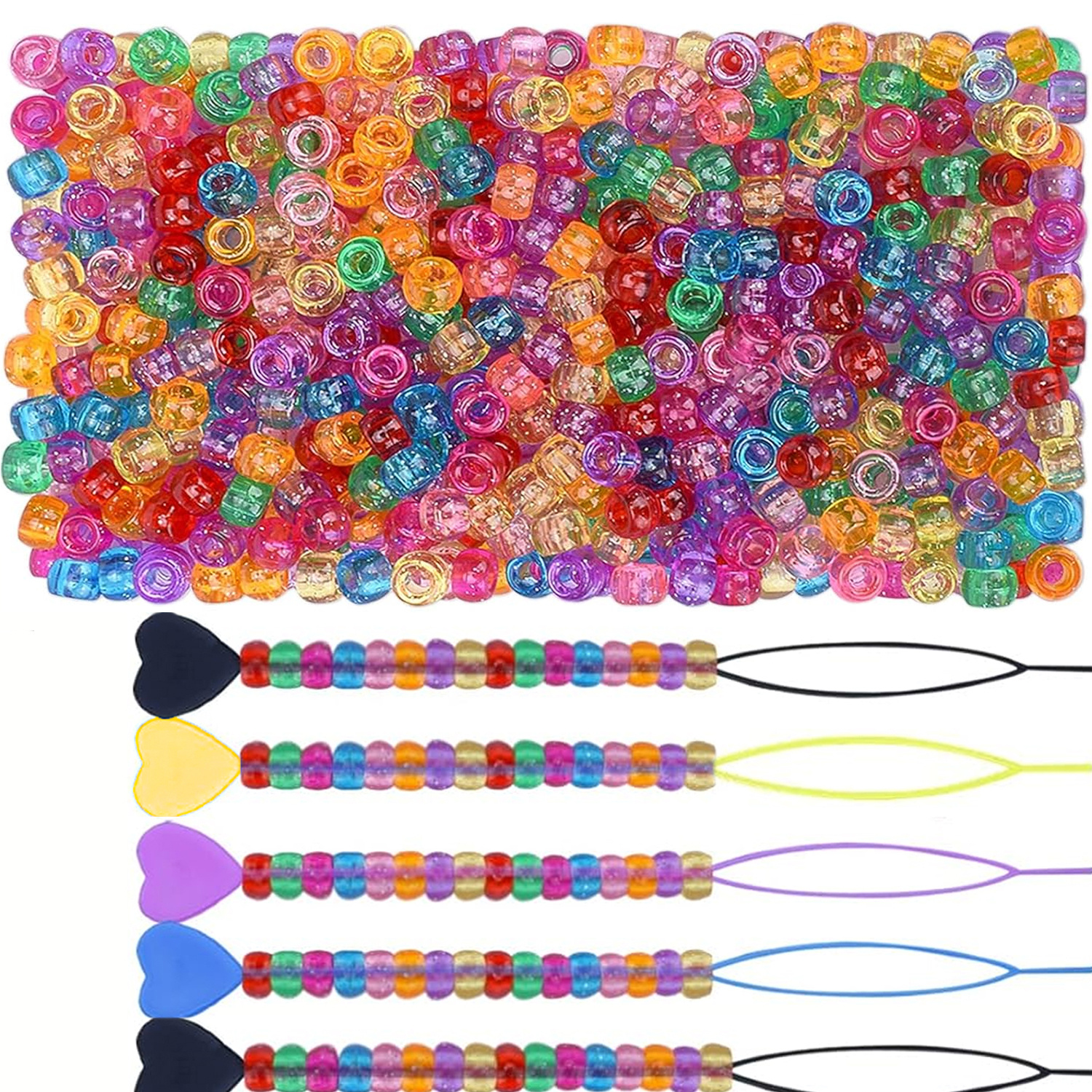 500PCS 9 × 6mm glitter small h - Jewelry Making Tools recensione e prezzo