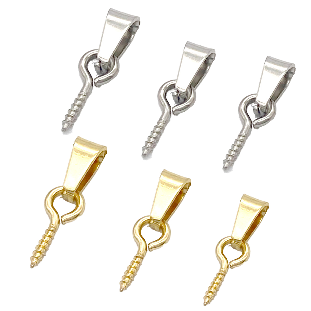 20pcs Stainless Steel Screw Ey - Jewelry Making Rivets recensione e prezzo