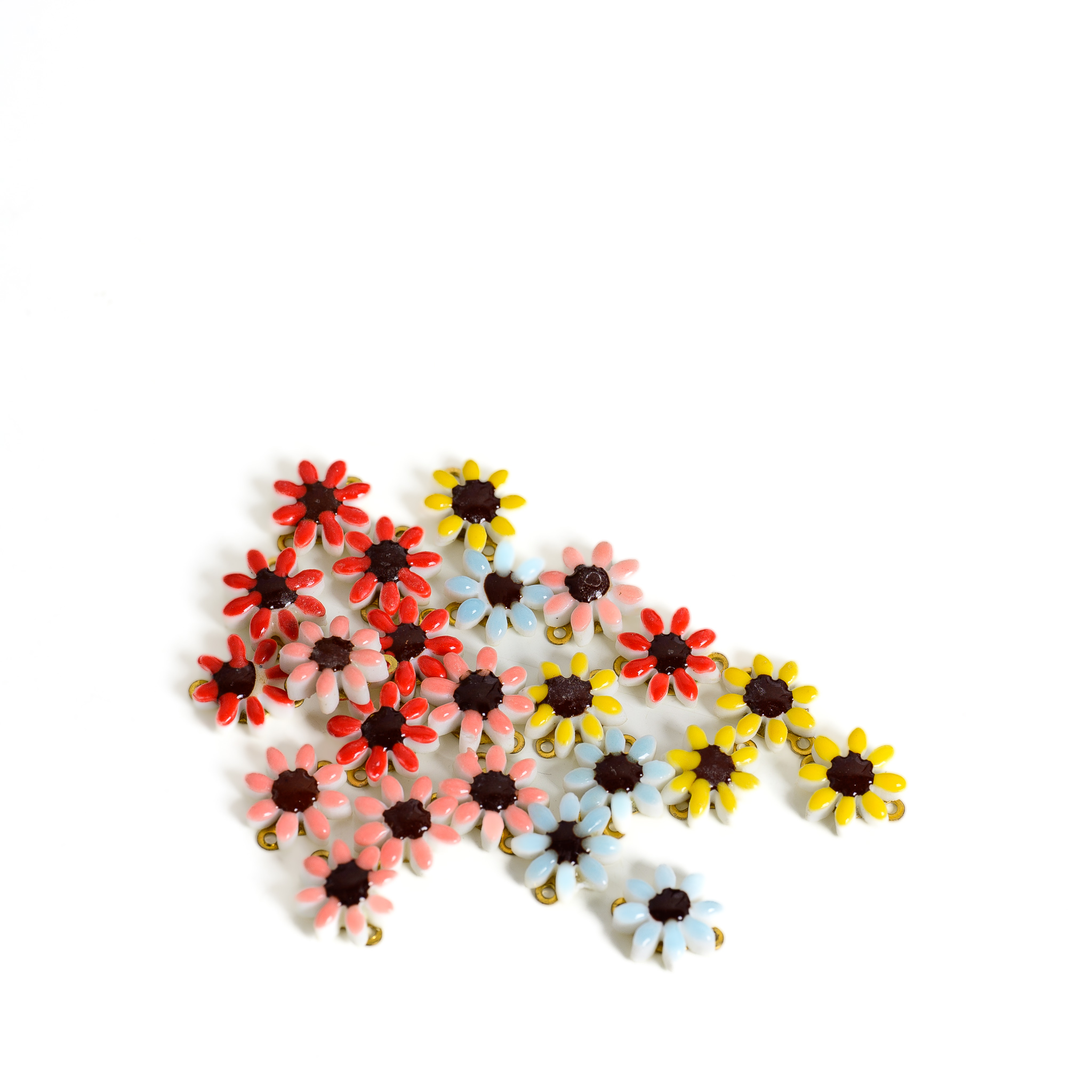 5pcs DIY Ceramic Flower Beads  - Jewelry Making Qc recensione e prezzo