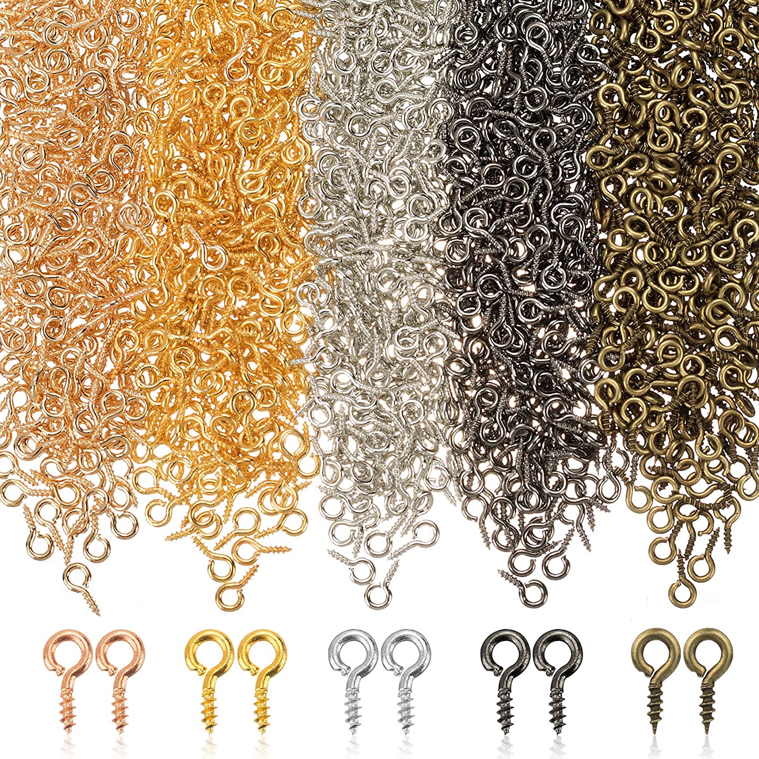 100-600pcs/lot Small Tiny Mini - Jewelry Making Rivets recensione e prezzo