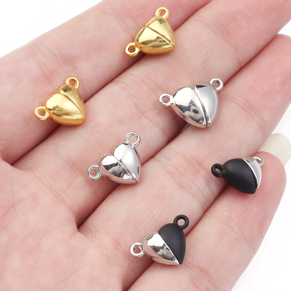 5pcs/Lot Alloy Love Heart Shap - Jewelry Making Supplies recensione e prezzo