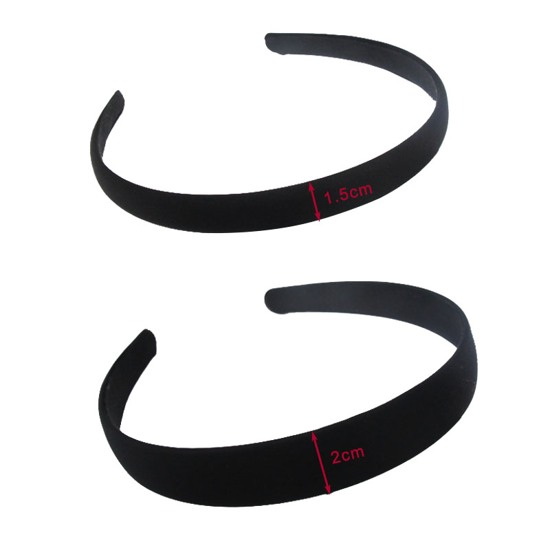 4pcs Black simple wide hair ba - Jewelry Making Adults recensione e prezzo