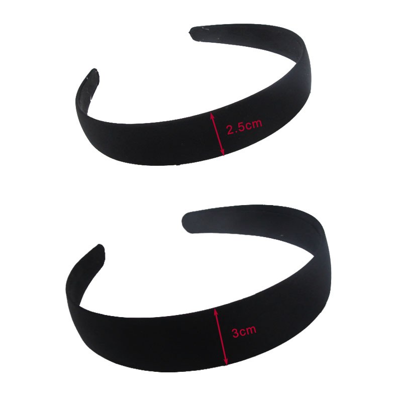 4pcs Black simple wide hair ba - Jewelry Making Adults recensione e prezzo