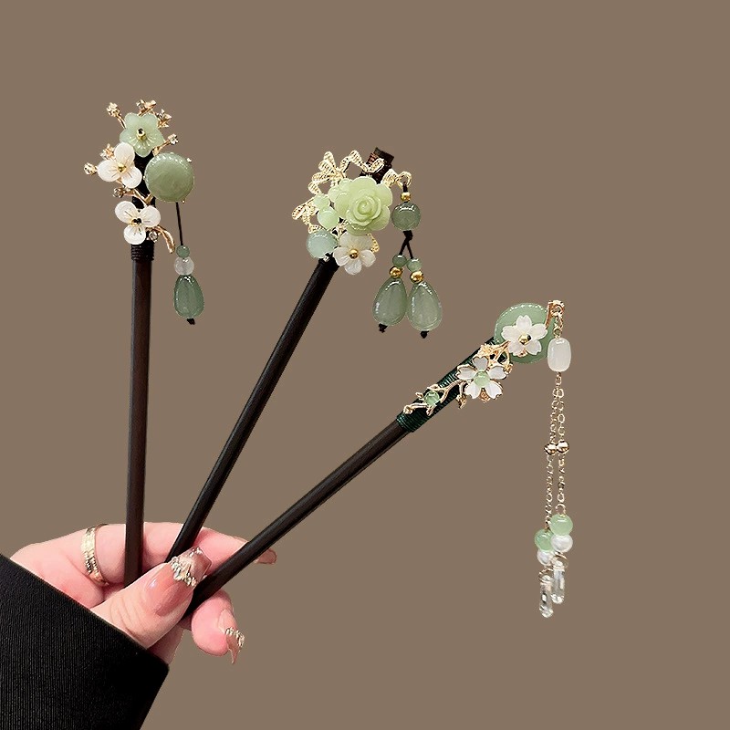 Antique Wooden Hairpin Women's - Jewelry Making Adults recensione e prezzo