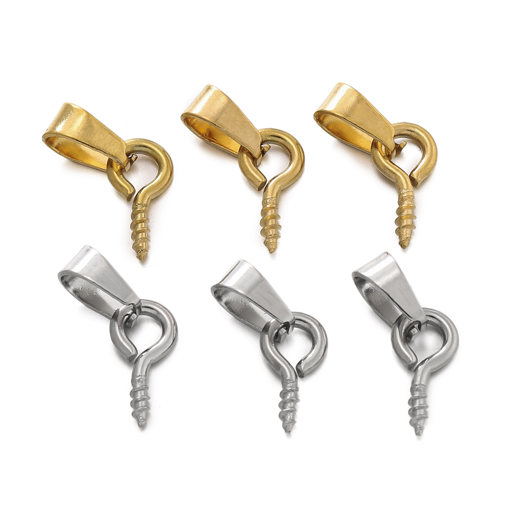 20pcs Stainless Steel Screw Ey - Jewelry Making Rivets recensione e prezzo