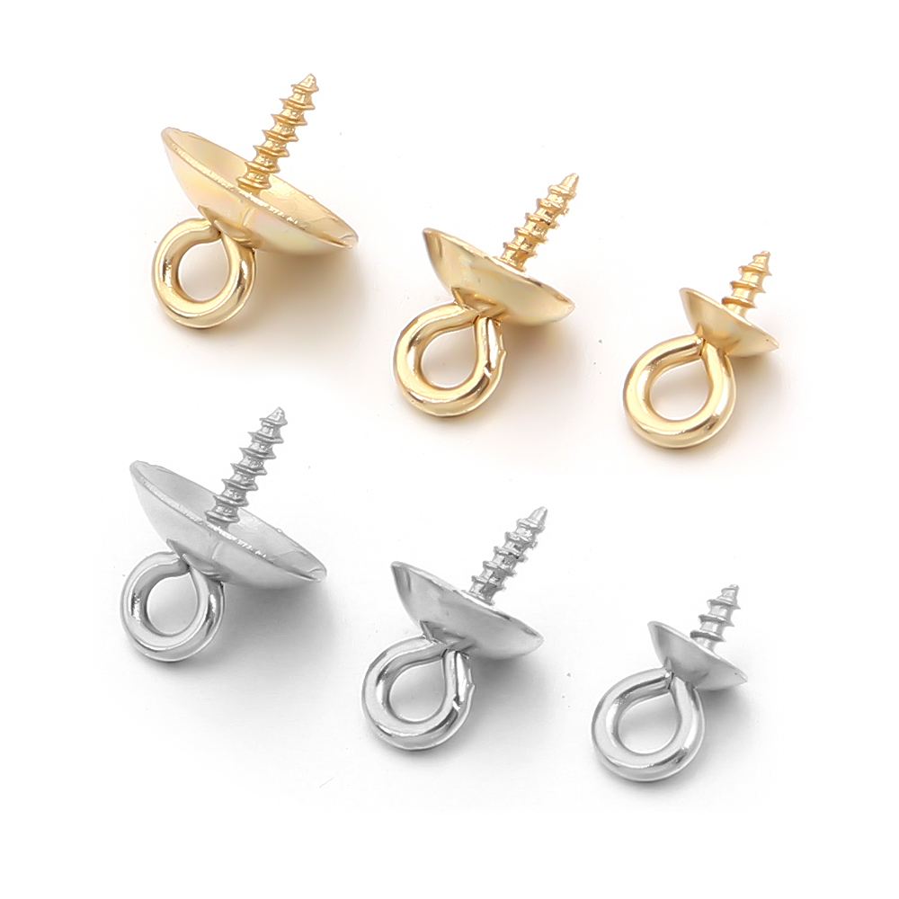 20pcs Stainless Steel Screw Ey - Jewelry Making Rivets recensione e prezzo