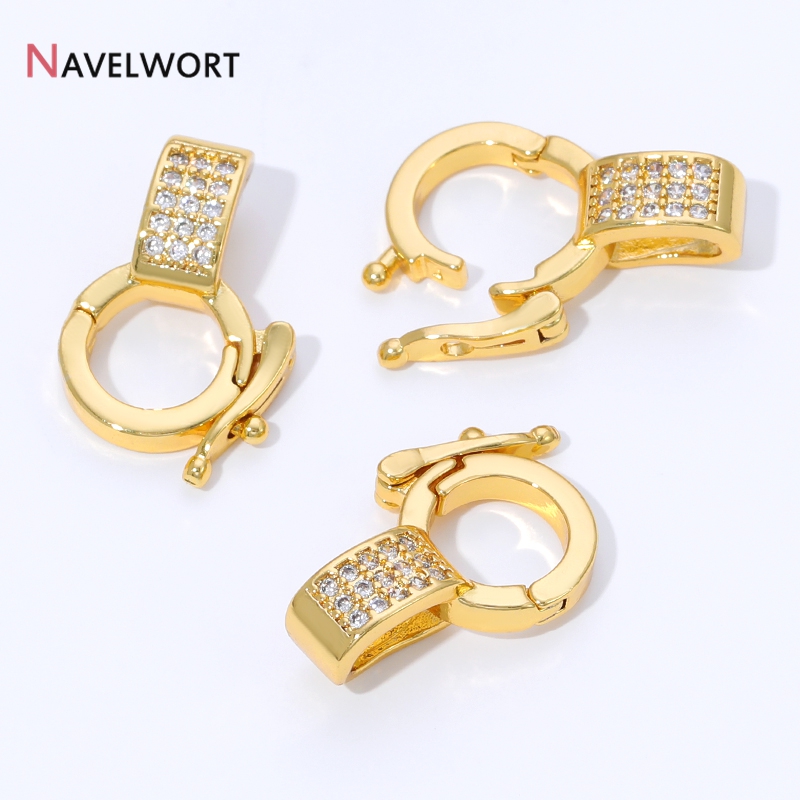 18K Gold Plated Brass Inlaid Z - Jewelry Making Supplies recensione e prezzo