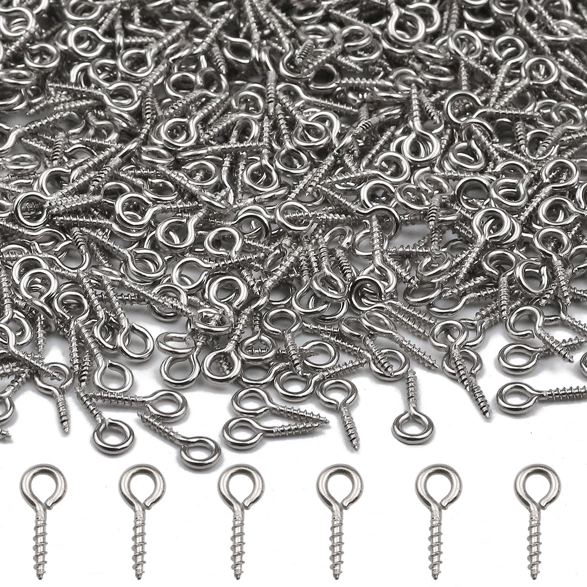 100pcs 4x8/5x10/5x12mm Stainle - Jewelry Making Rivets recensione e prezzo