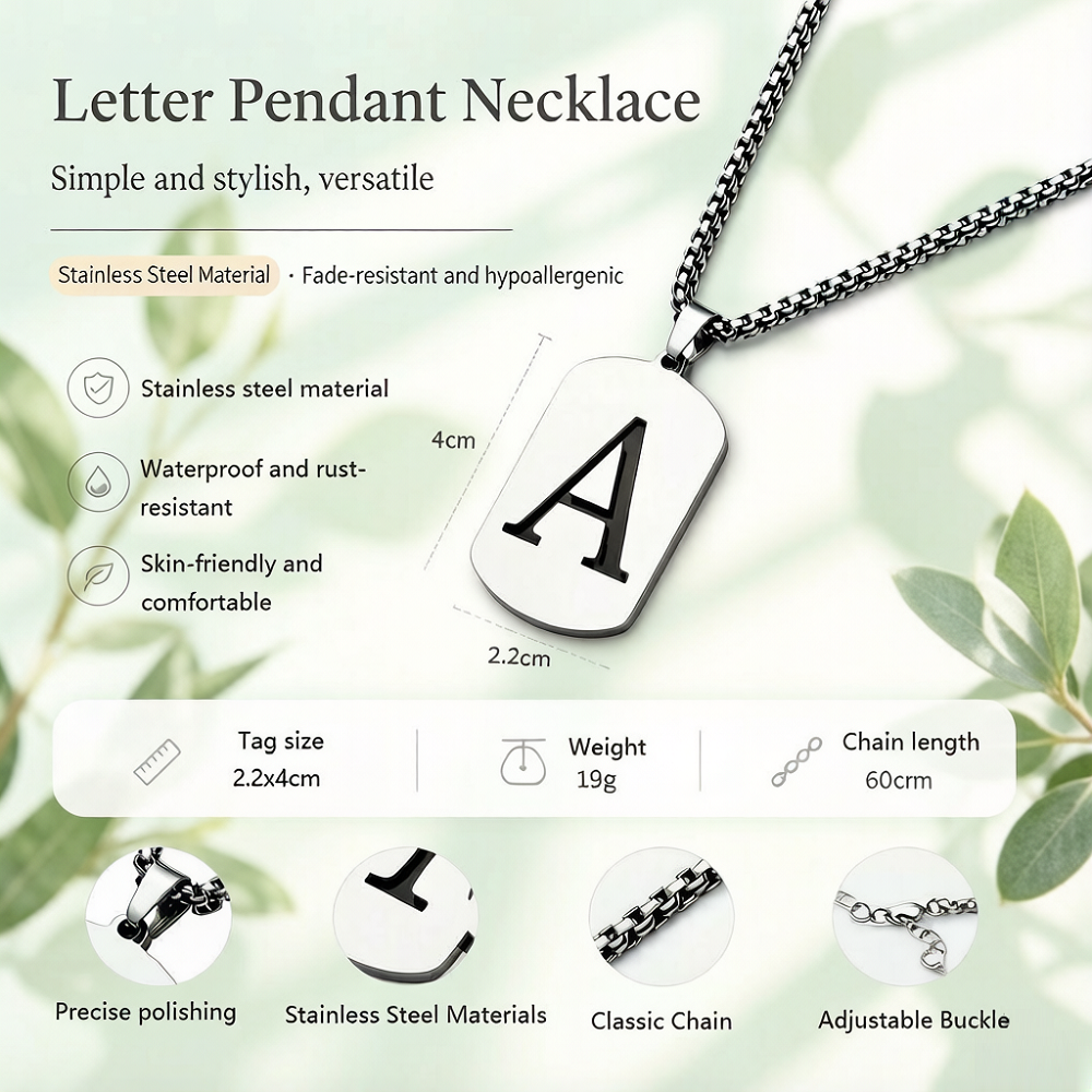 Personalized Stainless Steel I - Jewelry Making Adults recensione e prezzo