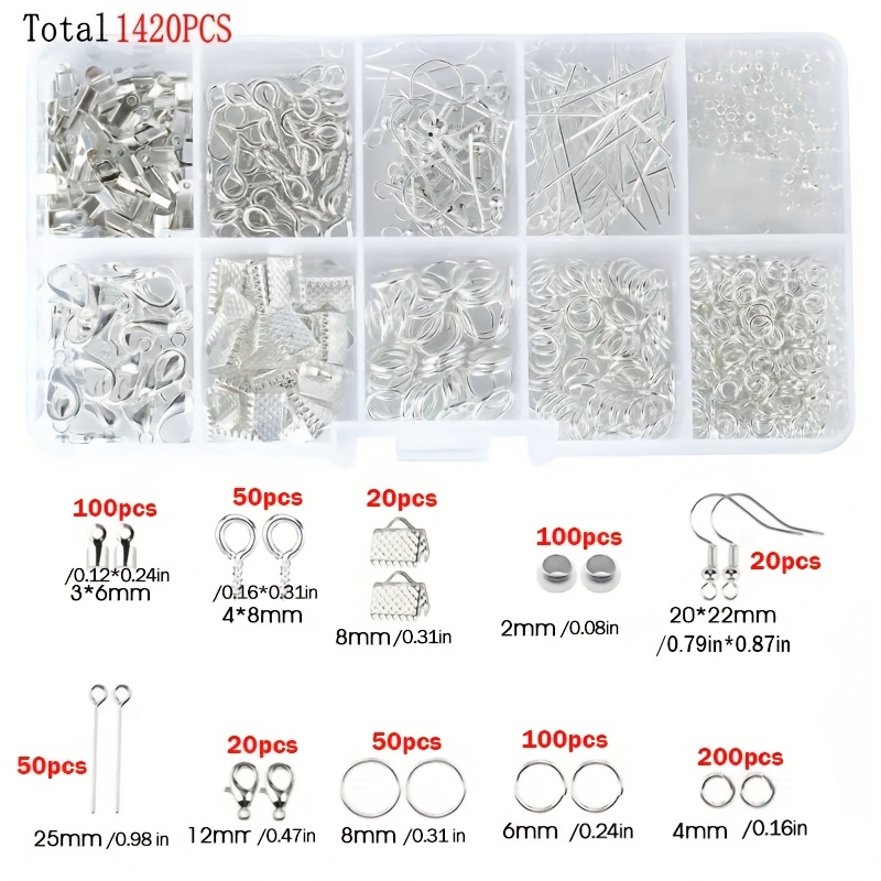 1420pcs 1box Jewelry Findings  - Jewelry Making Tools recensione e prezzo