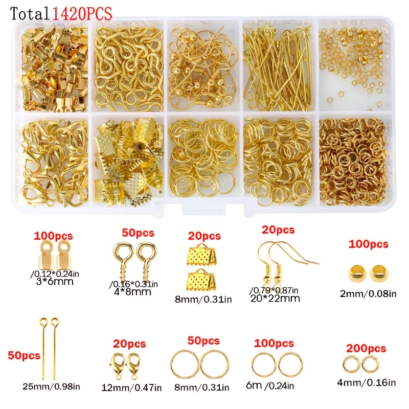 1420pcs 1box Jewelry Findings  - Jewelry Making Tools recensione e prezzo