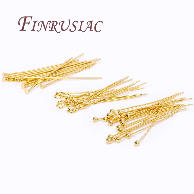 50Pcs 20-50mm Gold Plated Pins - Jewelry Making Rivets recensione e prezzo