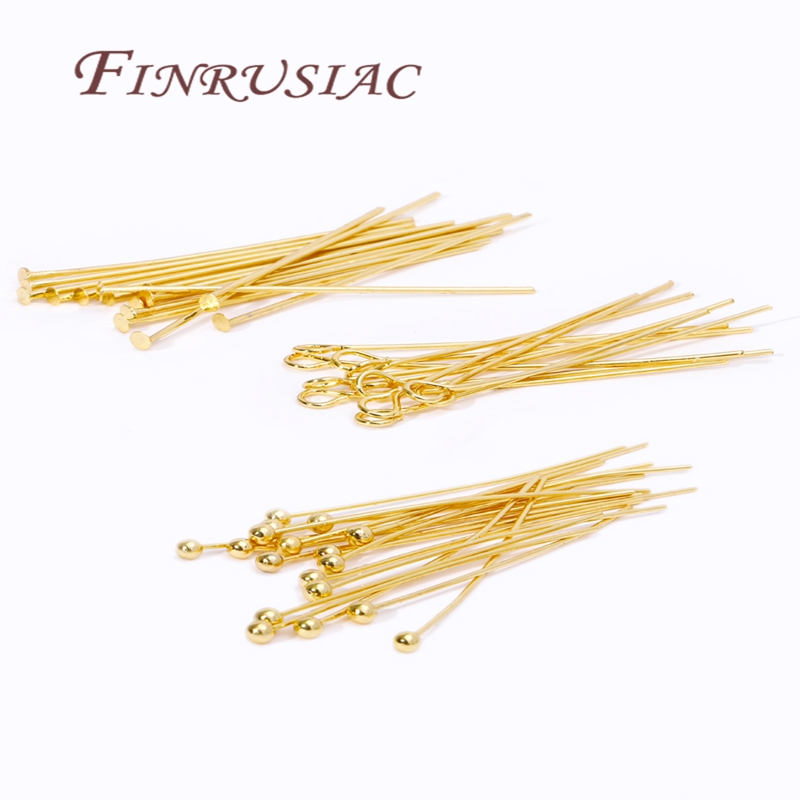 50Pcs 20-50mm Gold Plated Pins - Jewelry Making Rivets recensione e prezzo