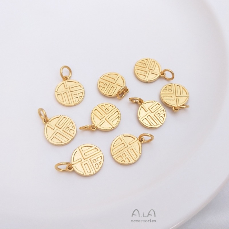 Vietnam Sand Gold Fu Character - Jewelry Making Vietnam recensione e prezzo