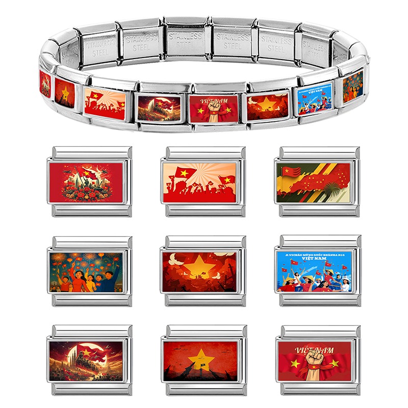National Day of Vietnam Colorf - Jewelry Making Vietnam recensione e prezzo