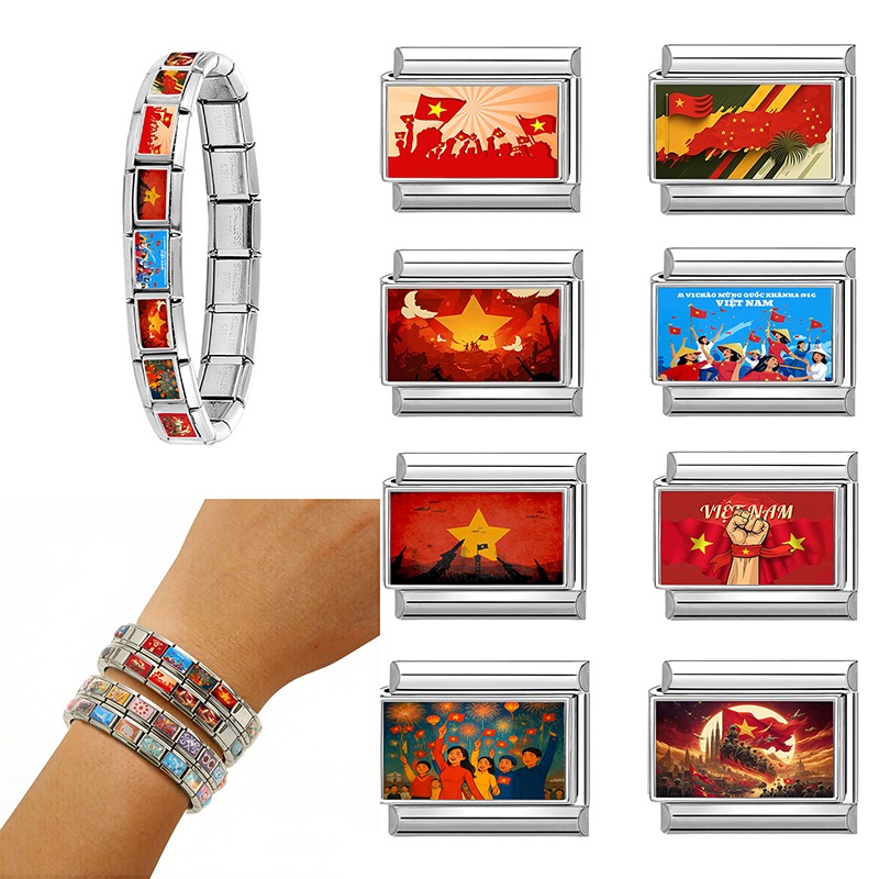National Day of Vietnam Colorf - Jewelry Making Vietnam recensione e prezzo
