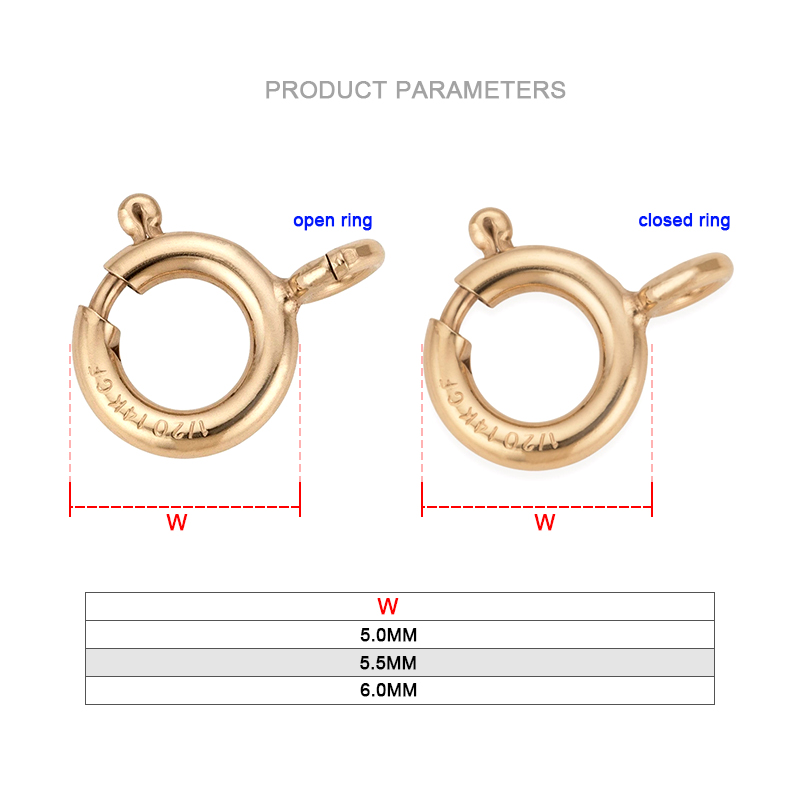14K Gold Filled Spring Ring Cl - Jewelry Making Supplies recensione e prezzo
